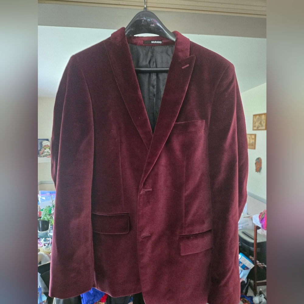 Murano Red Velvet Sport Coat